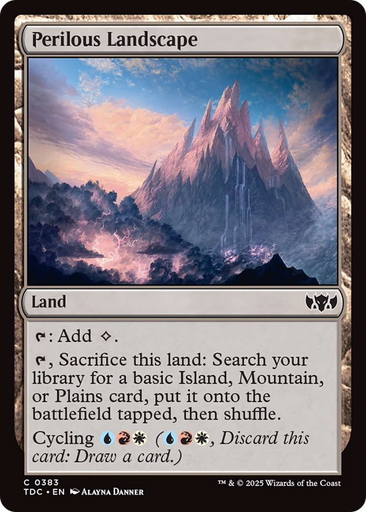 Perilous Landscape [Tarkir: Dragonstorm Commander] | Lots Moore NSW