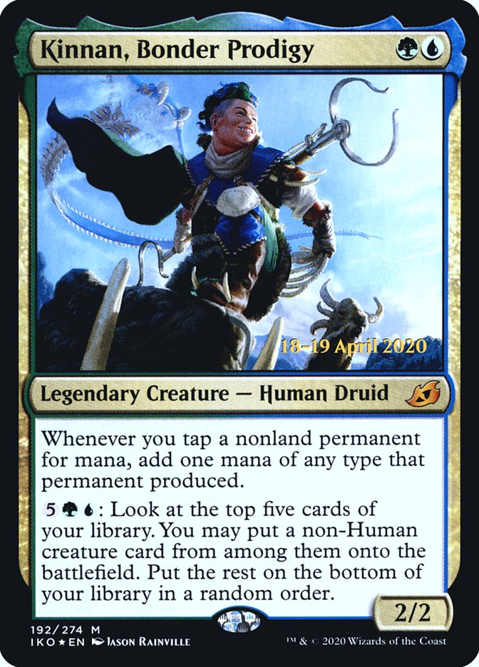 Kinnan, Bonder Prodigy [Ikoria: Lair of Behemoths Prerelease Promos] | Lots Moore NSW
