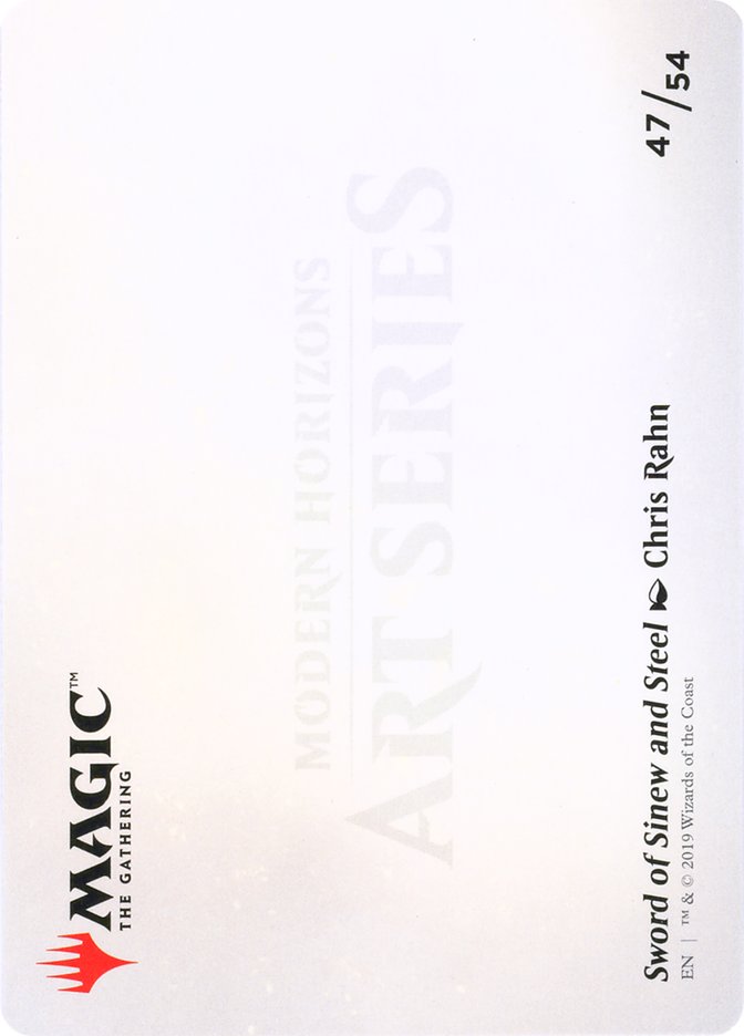 Sword of Sinew and Steel // Sword of Sinew and Steel [Modern Horizons Art Series] | Lots Moore NSW