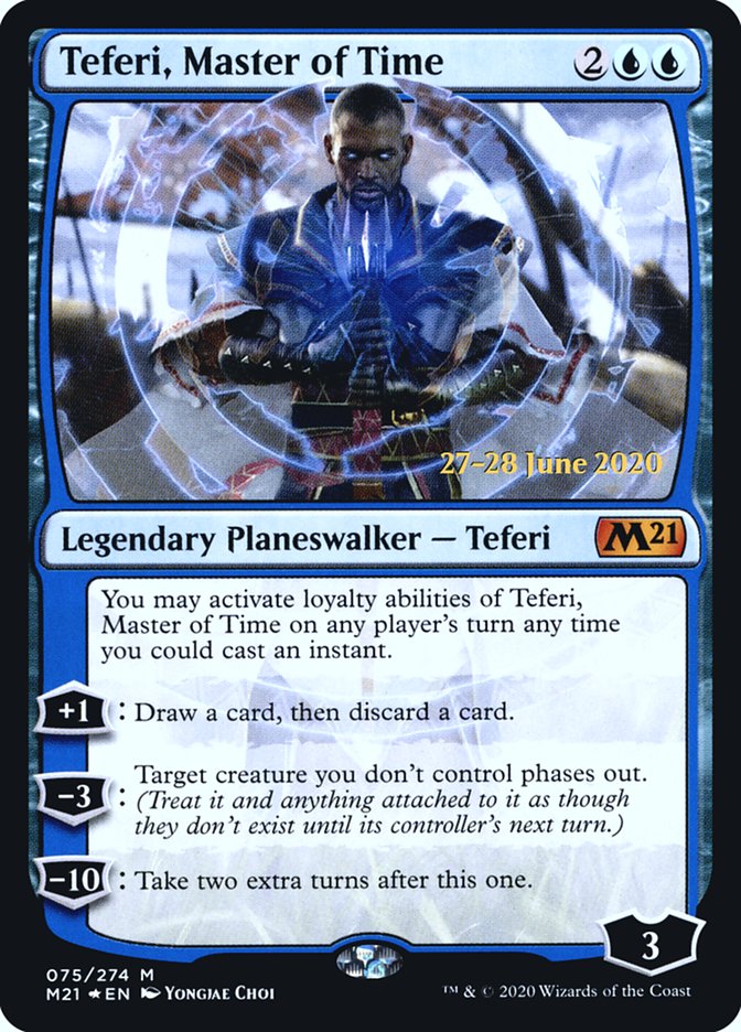 Teferi, Master of Time (75) [Core Set 2021 Prerelease Promos] | Lots Moore NSW