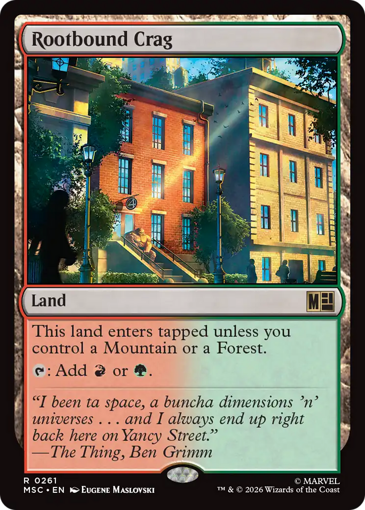 Rootbound Crag [Marvel Super Heroes Commander] | Lots Moore NSW