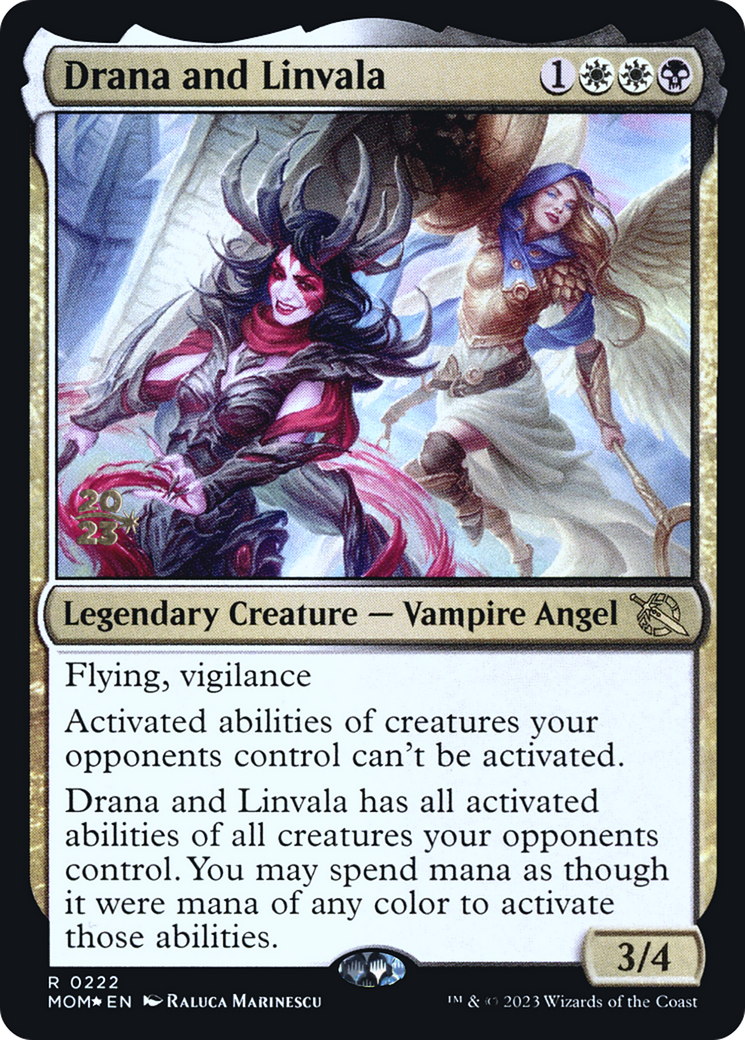 Drana and Linvala [March of the Machine Prerelease Promos] | Lots Moore NSW