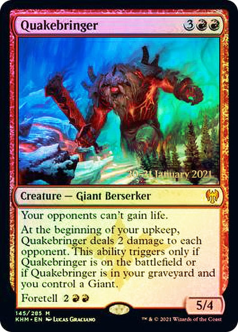 Quakebringer [Kaldheim Prerelease Promos] | Lots Moore NSW