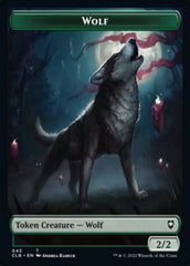 Wolf // Insect Double-Sided Token [Commander Legends: Battle for Baldur's Gate Tokens] | Lots Moore NSW