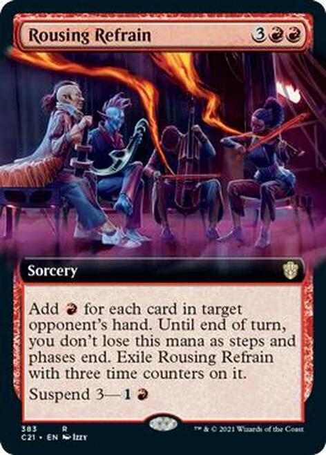 Rousing Refrain (Extended Art) [Commander 2021] | Lots Moore NSW