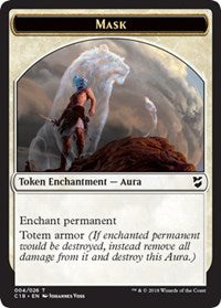Mask // Horror Double-Sided Token [Commander 2018 Tokens] | Lots Moore NSW