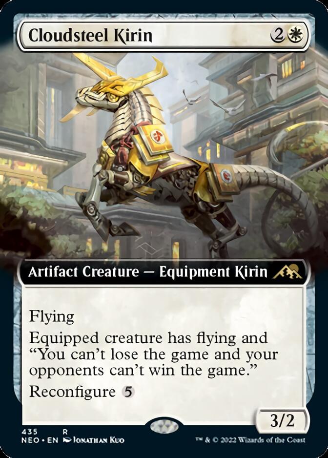 Cloudsteel Kirin (Extended Art) [Kamigawa: Neon Dynasty] | Lots Moore NSW