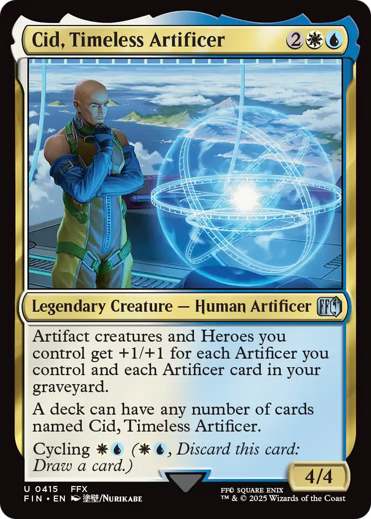 Cid, Timeless Artificer (0415) [FINAL FANTASY] | Lots Moore NSW