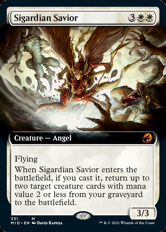 Sigardian Savior (Extended Art) [Innistrad: Midnight Hunt] | Lots Moore NSW