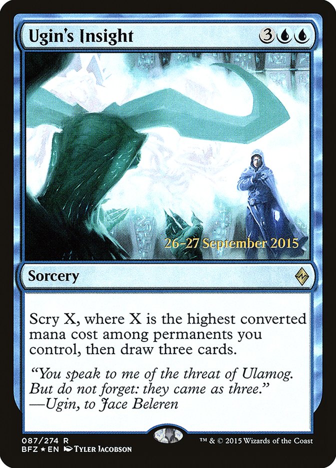 Ugin's Insight [Battle for Zendikar Prerelease Promos] | Lots Moore NSW