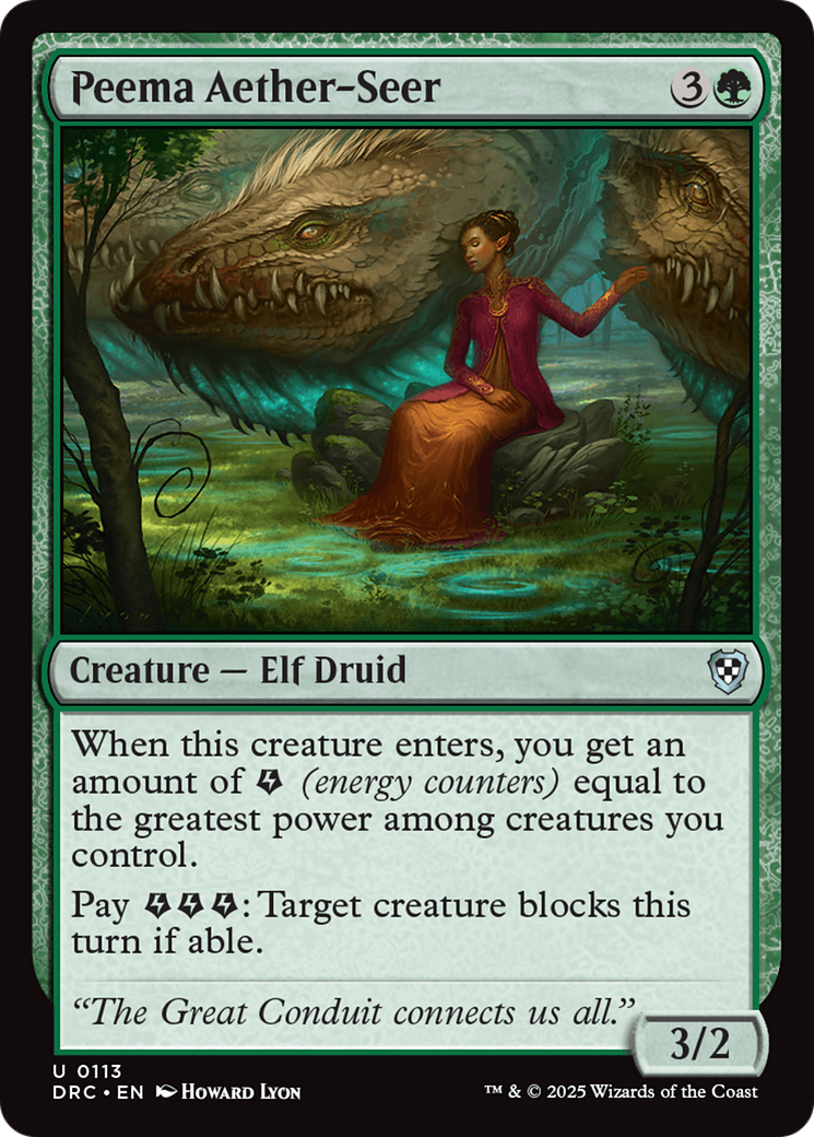Peema Aether-Seer [Aetherdrift Commander] | Lots Moore NSW