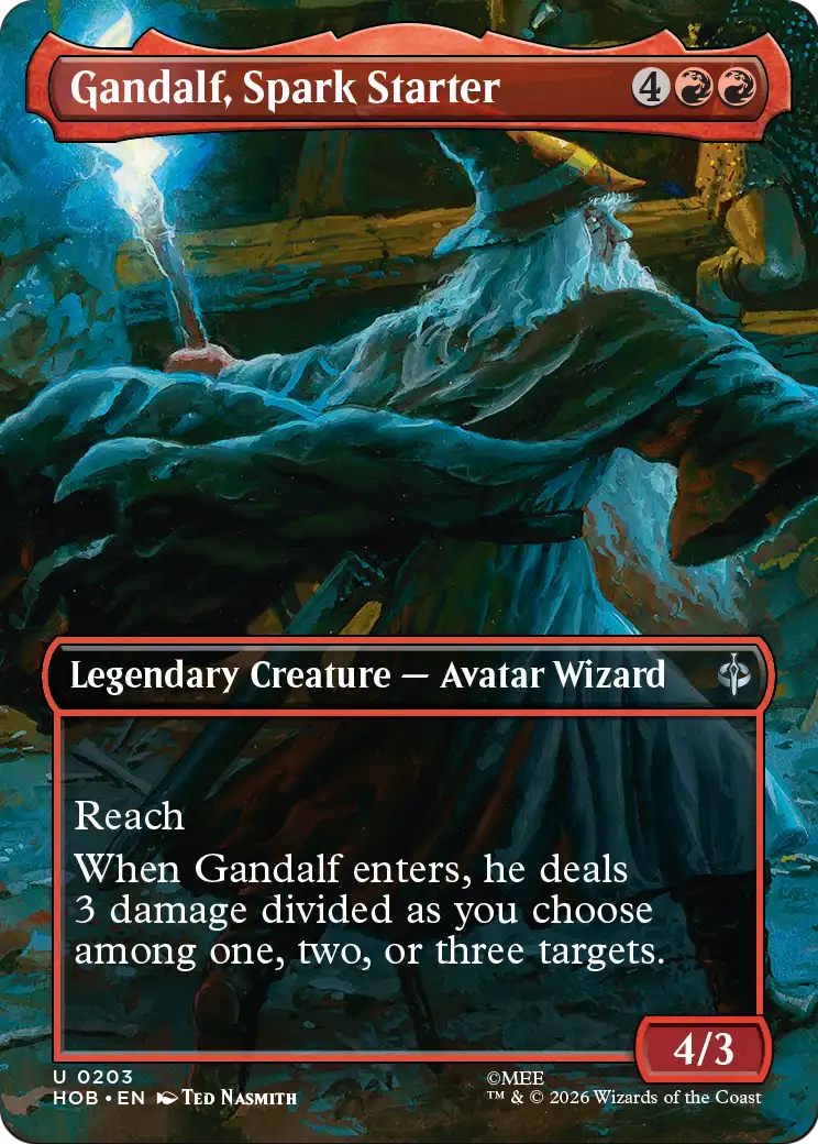 Gandalf, Spark Starter (Borderless) [The Hobbit] | Lots Moore NSW