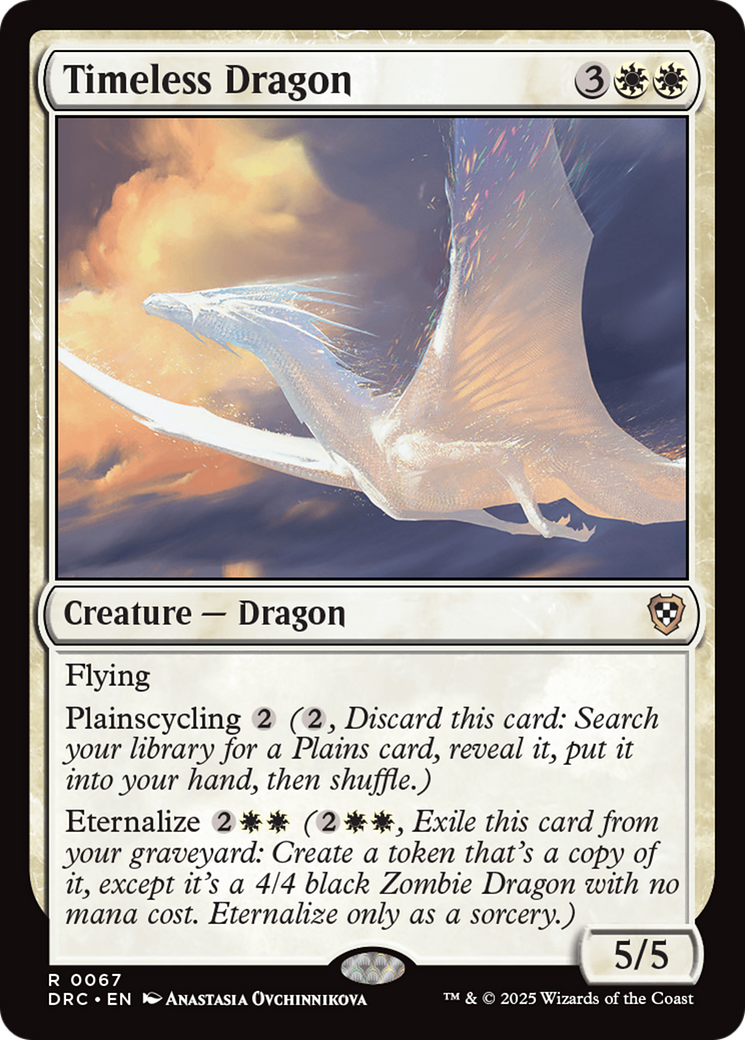 Timeless Dragon [Aetherdrift Commander] | Lots Moore NSW