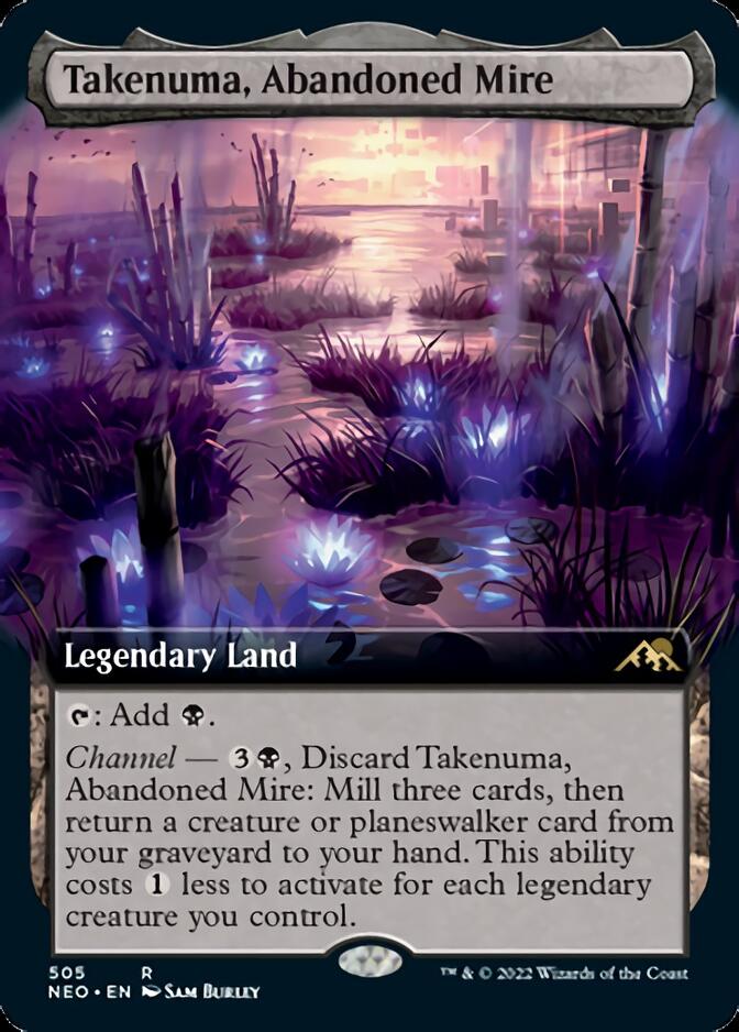 Takenuma, Abandoned Mire (Extended Art) [Kamigawa: Neon Dynasty] | Lots Moore NSW