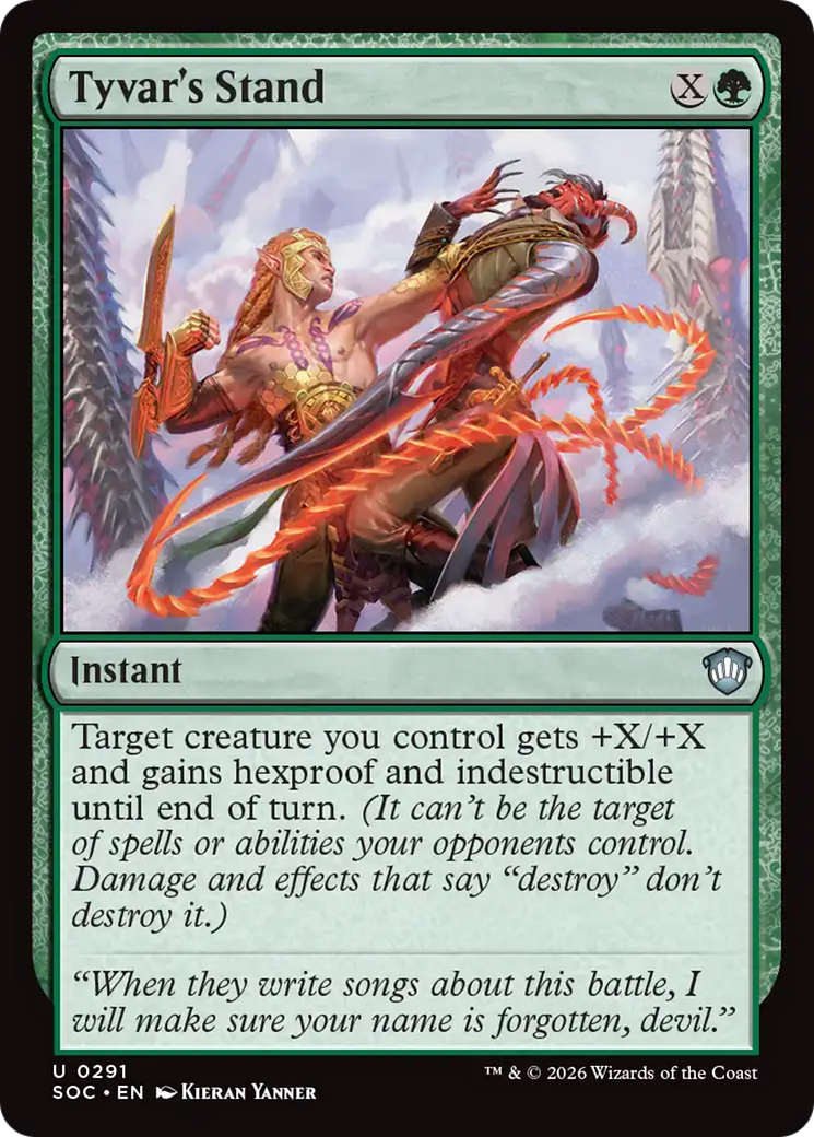 Tyvar's Stand [Secrets of Strixhaven Commander] Magic: The Gathering | Lots Moore NSW