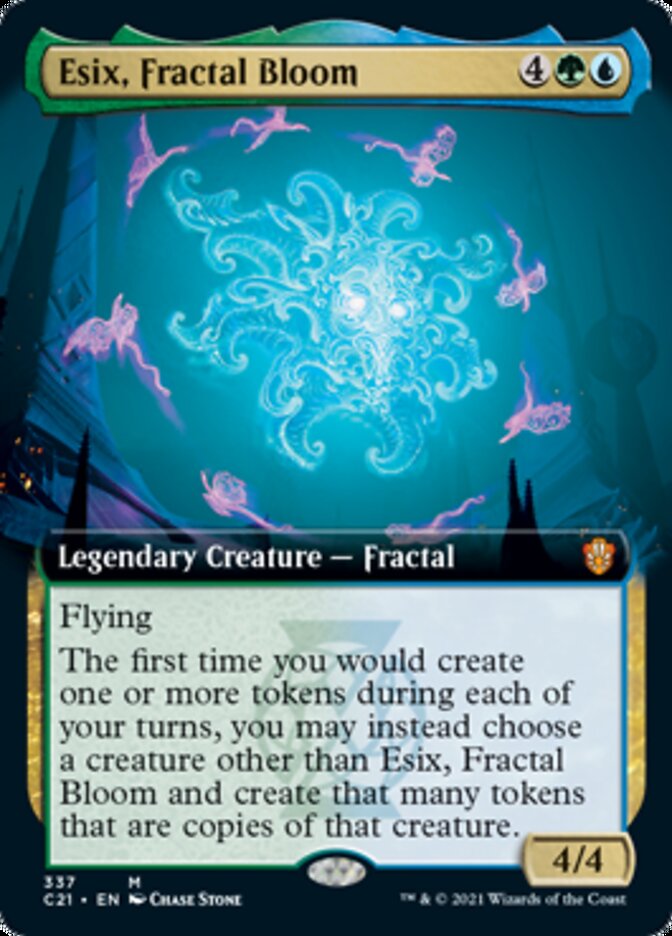 Esix, Fractal Bloom (Extended Art) [Commander 2021] | Lots Moore NSW
