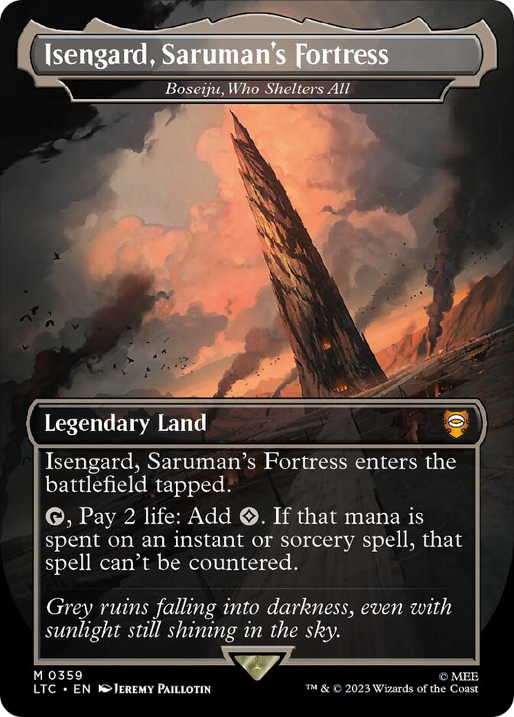 Isengard, Saruman's Fortress - Boseiju, Who Shelters All [The Lord of the Rings: Tales of Middle-Earth Commander] | Lots Moore NSW