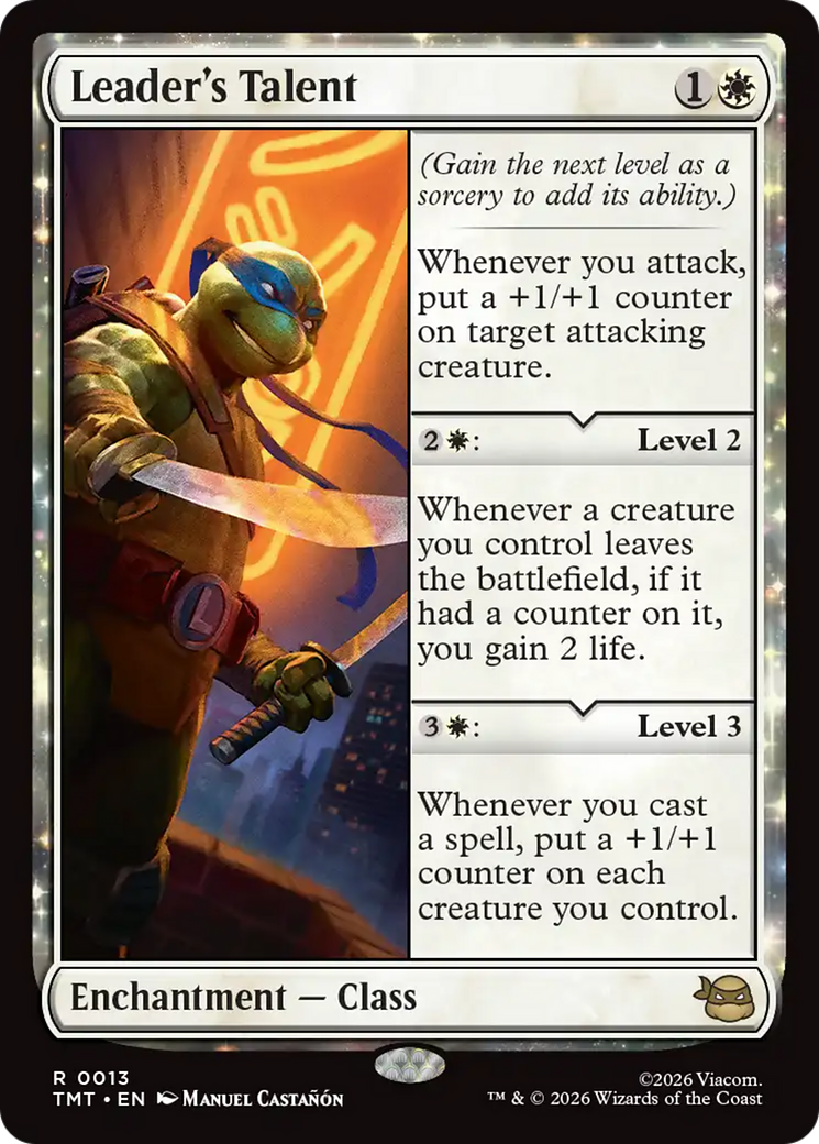 Leader's Talent [Teenage Mutant Ninja Turtles] | Lots Moore NSW