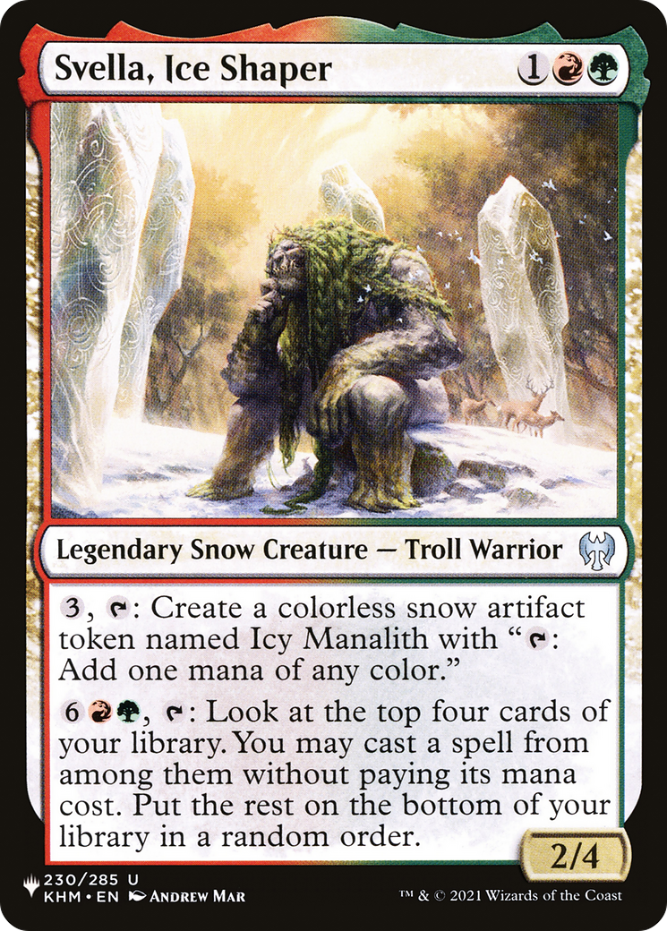 Svella, Ice Shaper [The List] | Lots Moore NSW