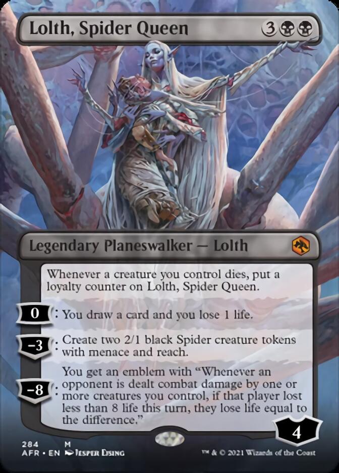 Lolth, Spider Queen (Borderless) [Dungeons & Dragons: Adventures in the Forgotten Realms] | Lots Moore NSW