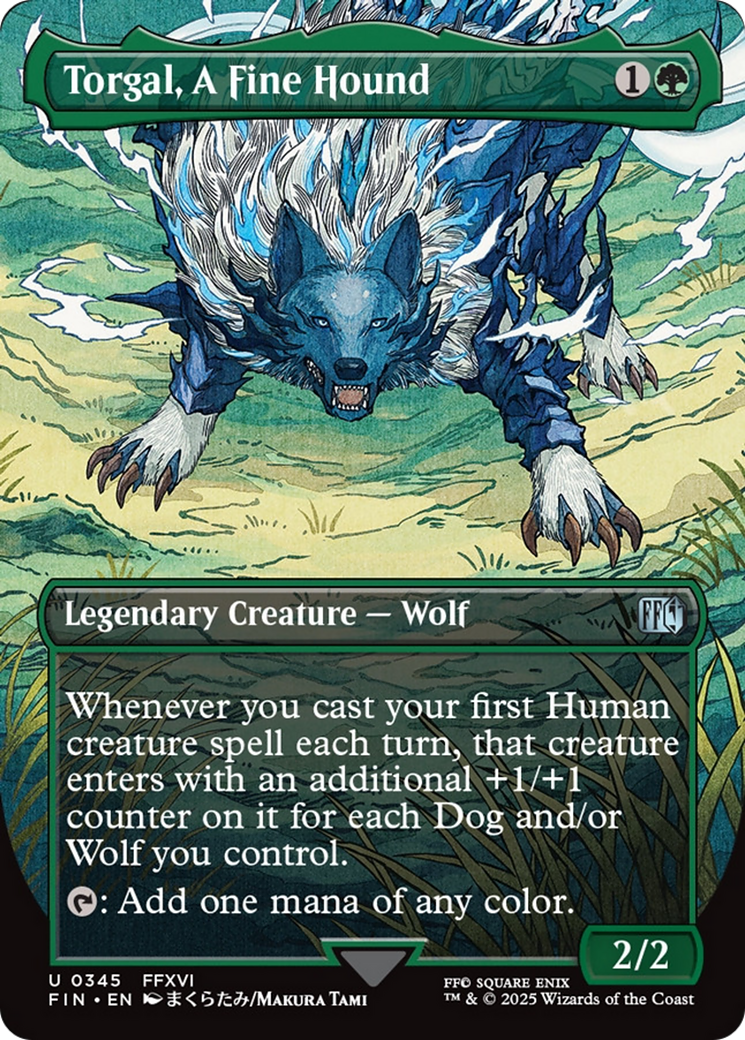 Torgal, A Fine Hound (Borderless) [FINAL FANTASY] | Lots Moore NSW