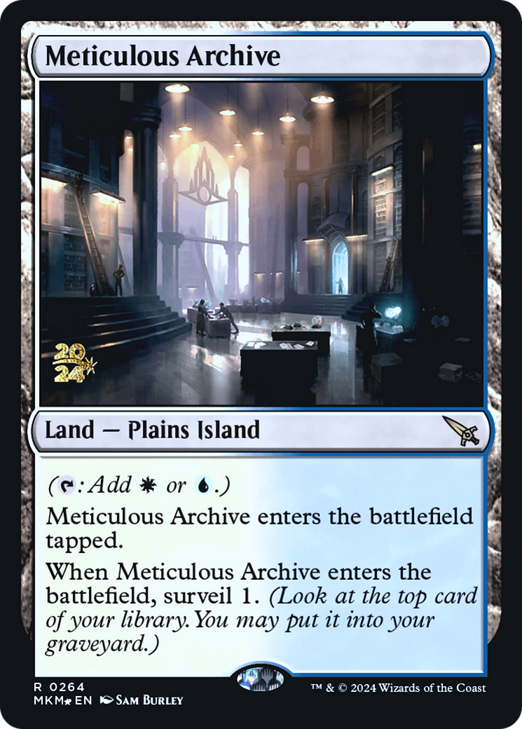 Meticulous Archive [Murders at Karlov Manor Prerelease Promos] | Lots Moore NSW