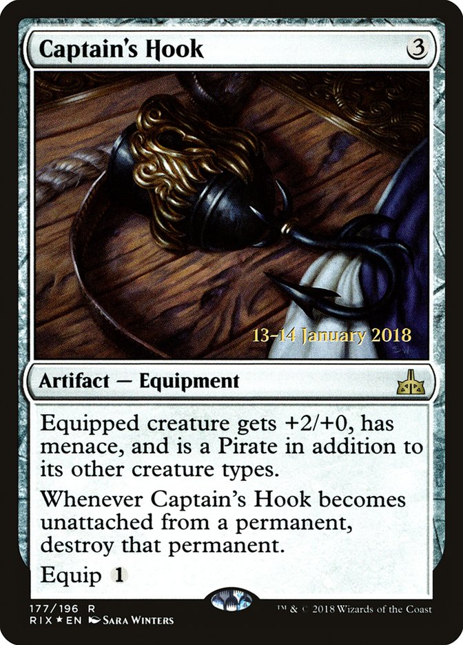 Captain's Hook [Rivals of Ixalan Prerelease Promos] | Lots Moore NSW
