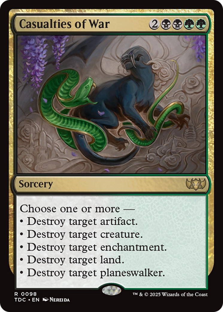 Casualties of War [Tarkir: Dragonstorm Commander] | Lots Moore NSW