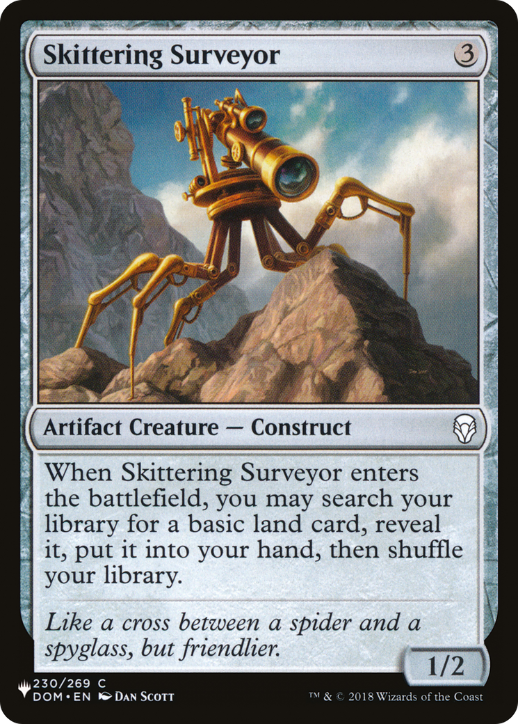 Skittering Surveyor [The List Reprints] | Lots Moore NSW