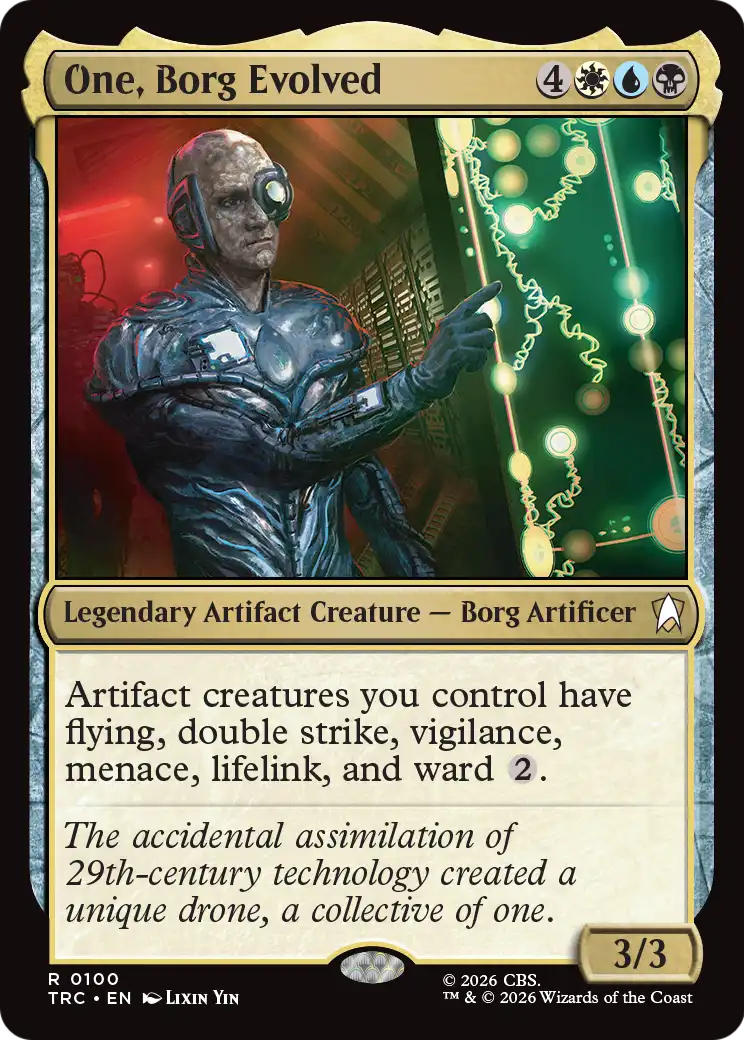 One, Borg Evolved (Surge Foil) [Star Trek Commander] | Lots Moore NSW