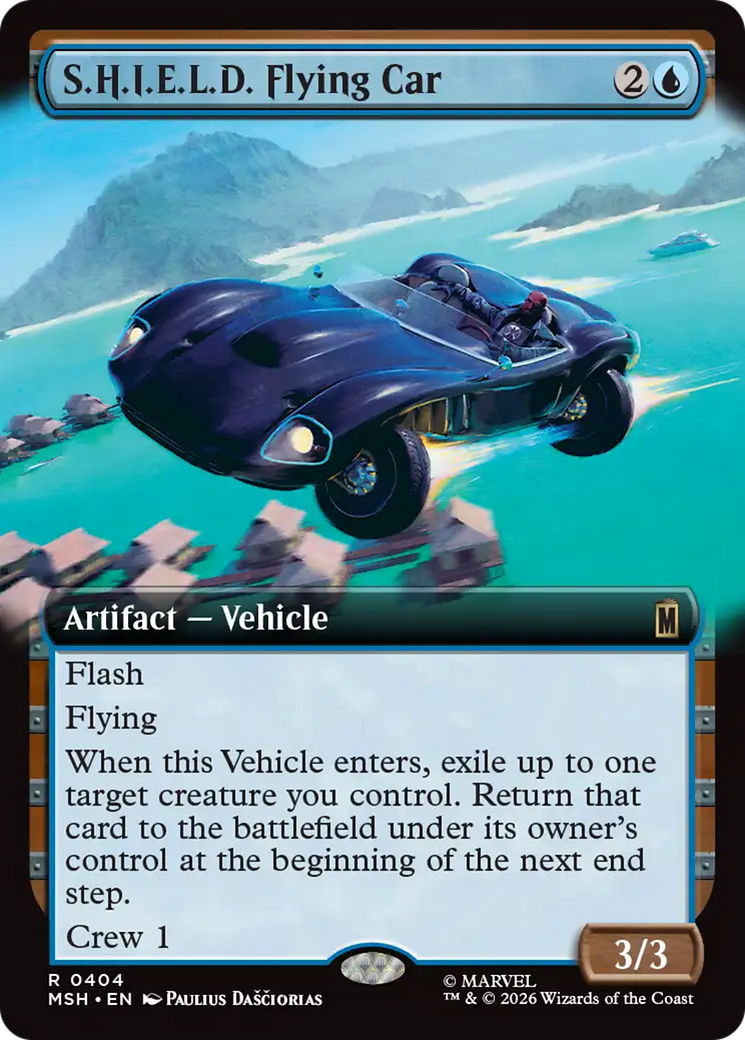 S.H.I.E.L.D. Flying Car (Extended Art) [Marvel Super Heroes] | Lots Moore NSW