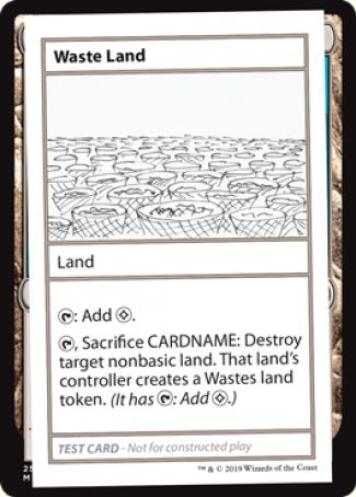Waste Land (2021 Edition) [Mystery Booster Playtest Cards] | Lots Moore NSW