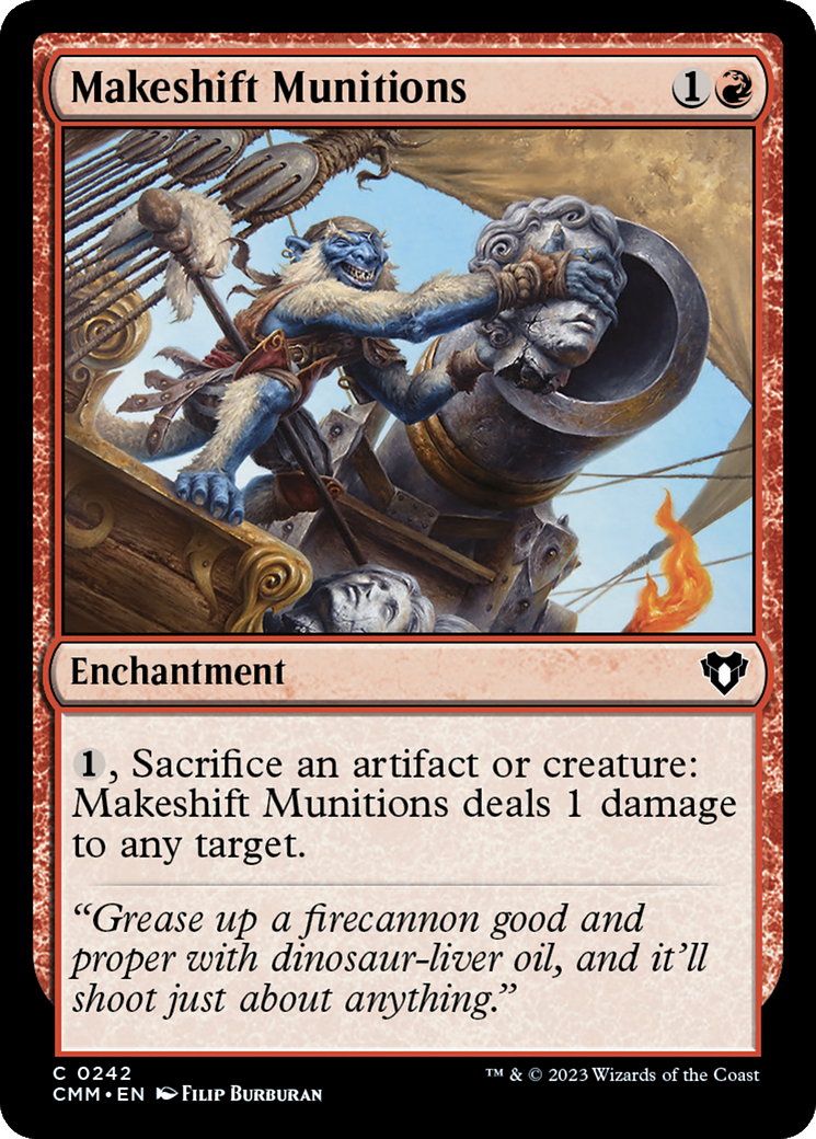 Makeshift Munitions [Commander Masters] | Lots Moore NSW