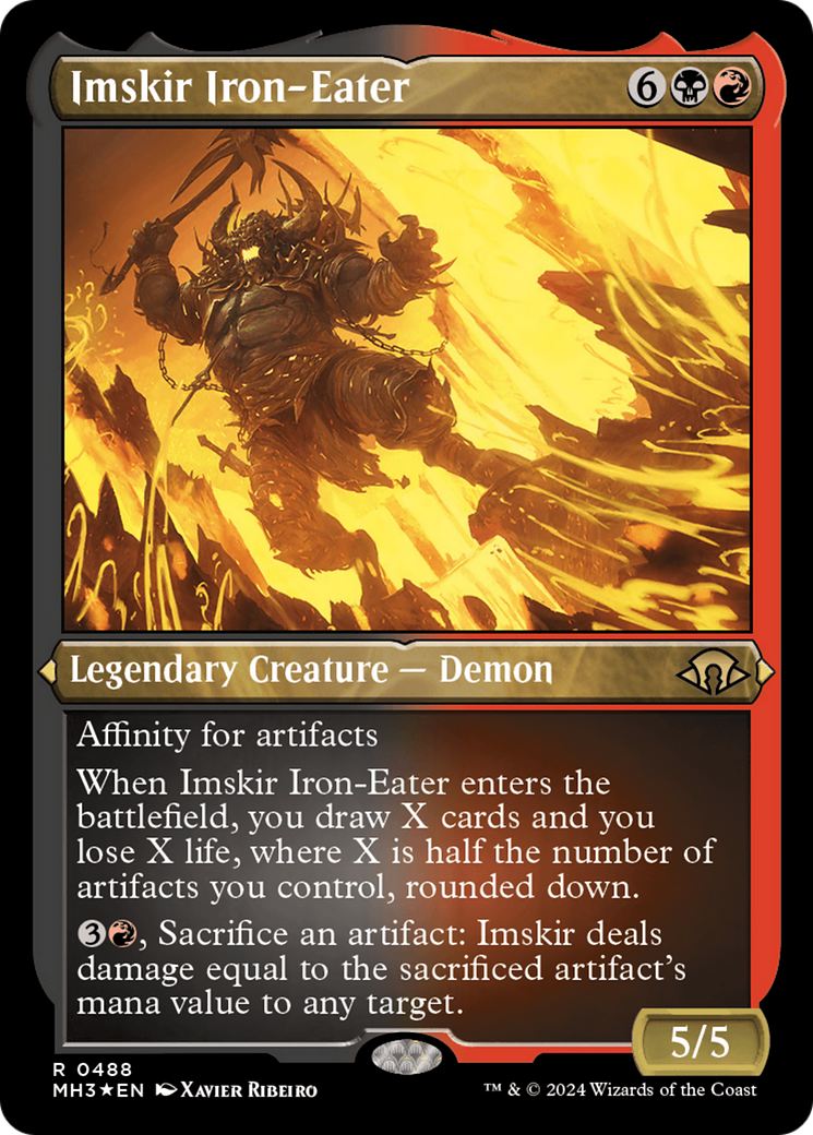 Imskir Iron-Eater (Foil Etched) [Modern Horizons 3] | Lots Moore NSW