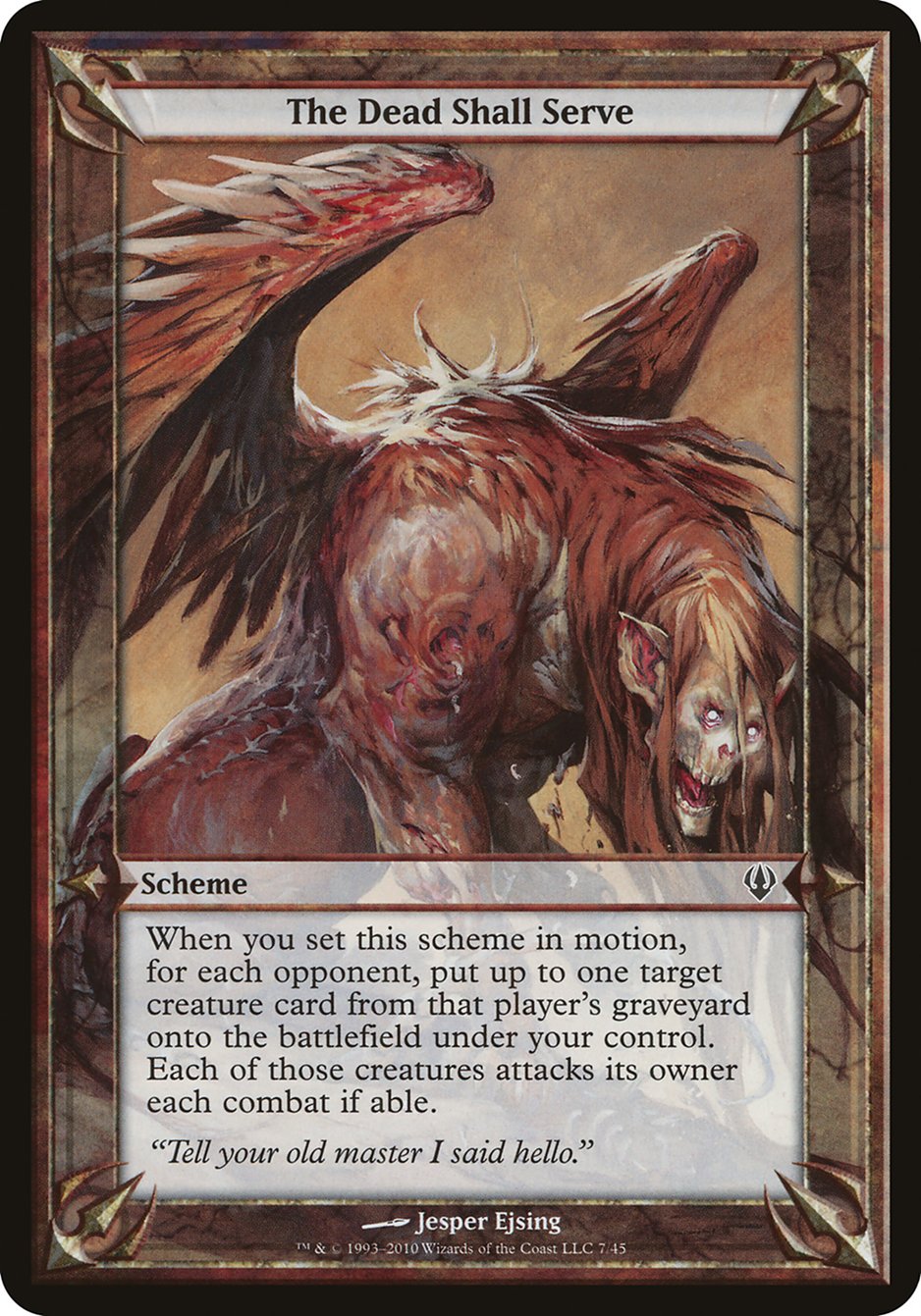 The Dead Shall Serve (Schemes) [Archenemy Schemes] | Lots Moore NSW