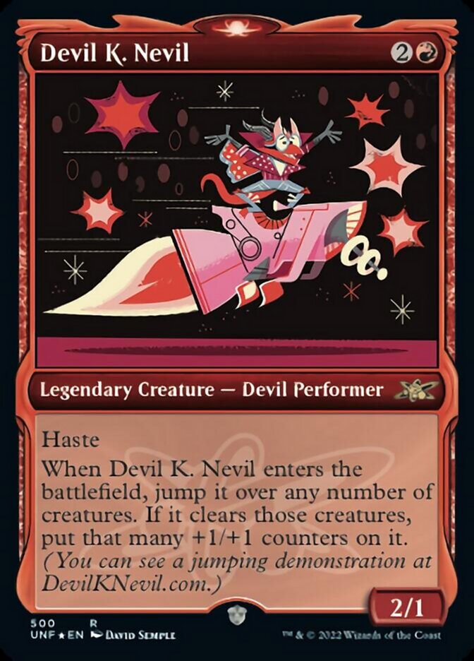 Devil K. Nevil (Showcase) (Galaxy Foil) [Unfinity] | Lots Moore NSW