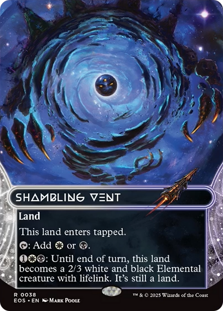 Shambling Vent (0038) (Borderless) [Edge of Eternities: Stellar Sights] | Lots Moore NSW