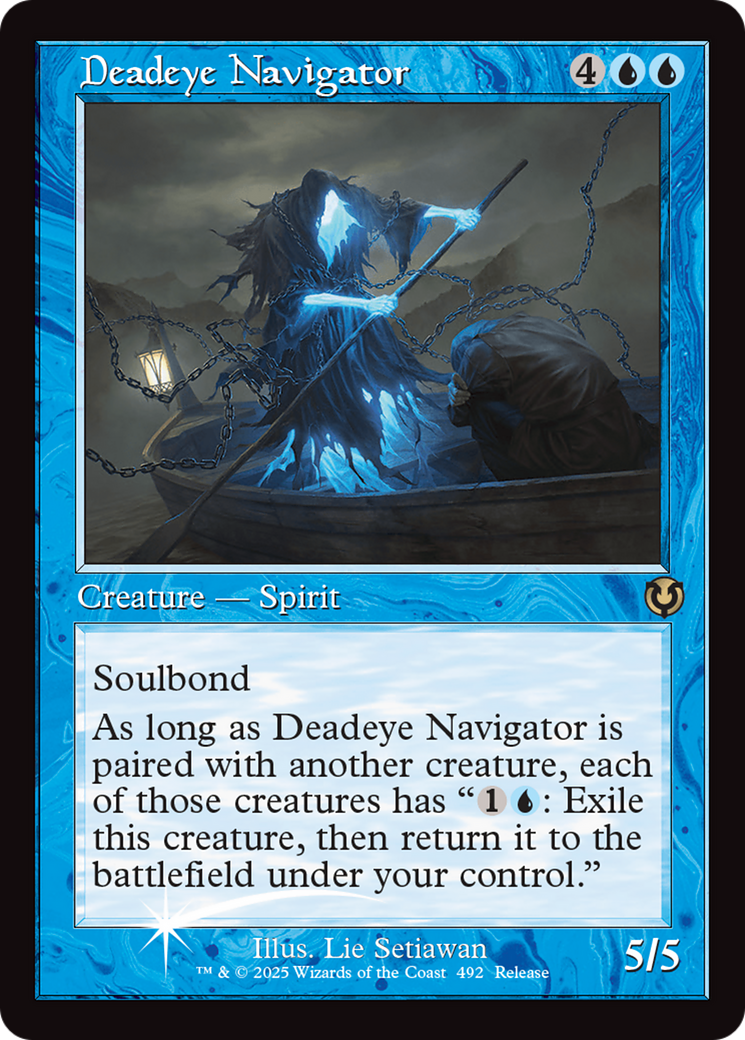 Deadeye Navigator (Retro Frame) [Innistrad Remastered Promos] | Lots Moore NSW
