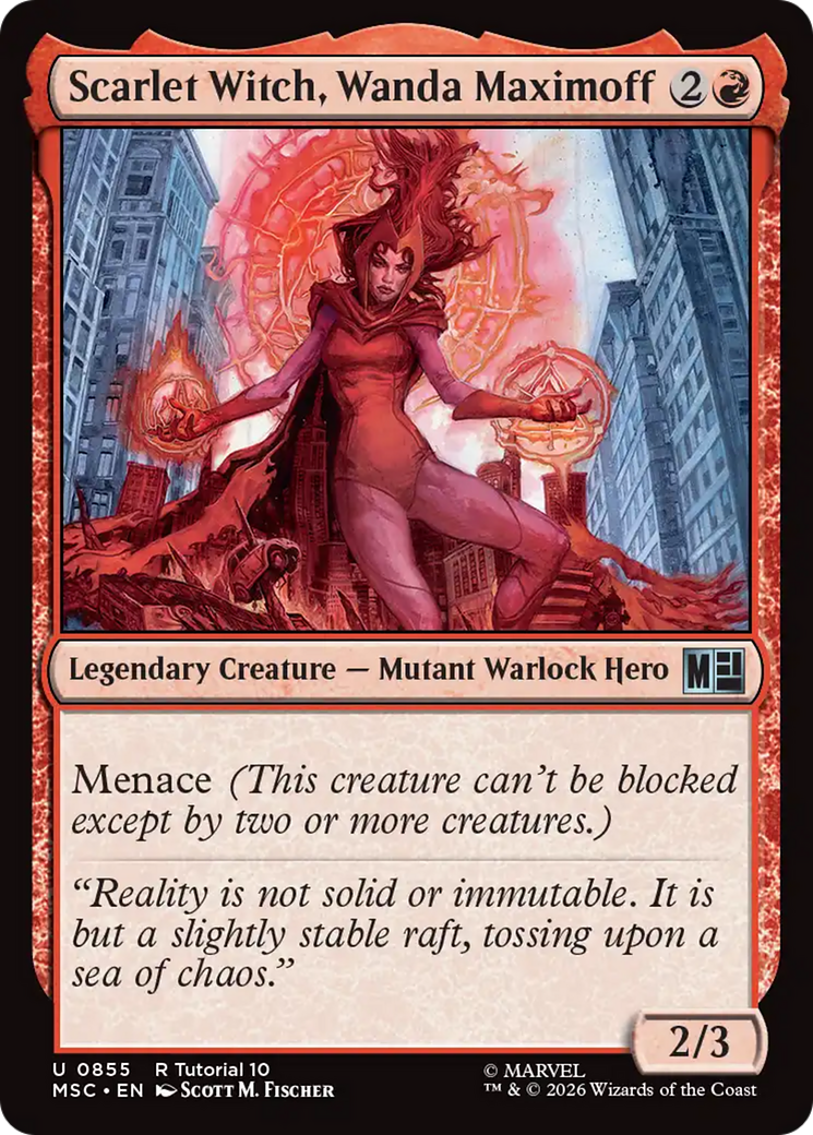 Scarlet Witch, Wanda Maximoff [Marvel Super Heroes Commander] | Lots Moore NSW