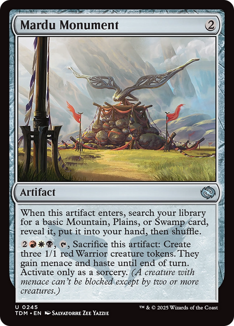 Mardu Monument [Tarkir: Dragonstorm] | Lots Moore NSW