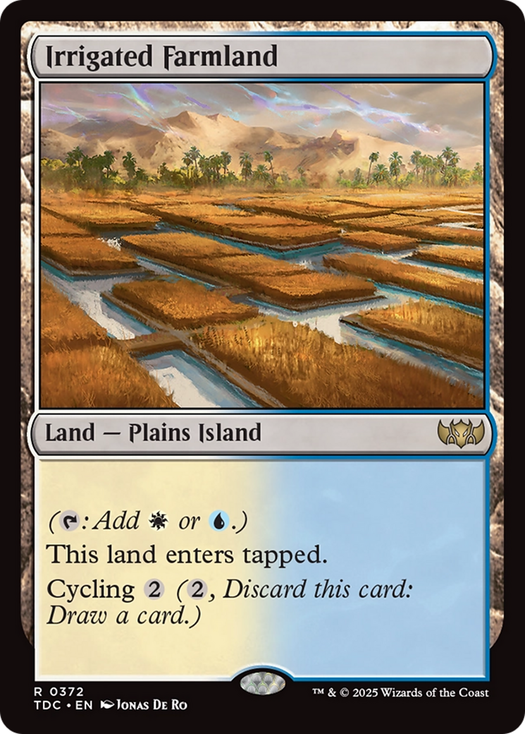 Irrigated Farmland [Tarkir: Dragonstorm Commander] | Lots Moore NSW