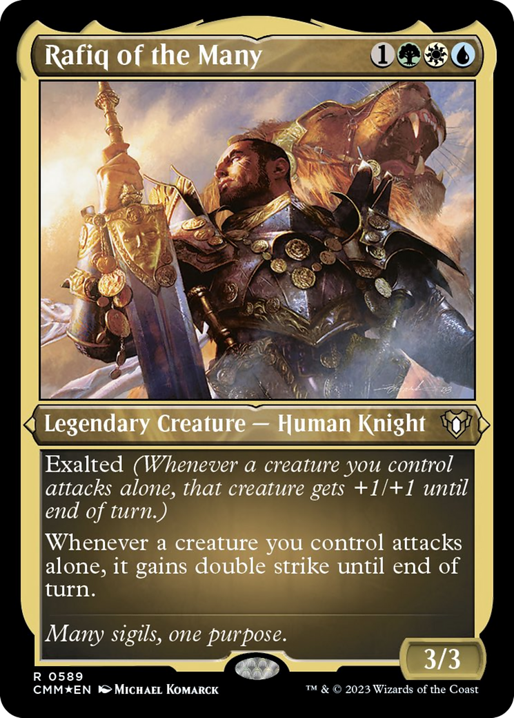 Rafiq of the Many (Foil Etched) [Commander Masters] | Lots Moore NSW