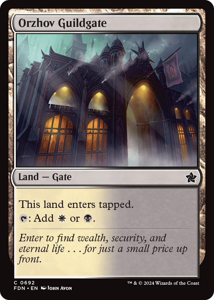 Orzhov Guildgate [Foundations] | Lots Moore NSW