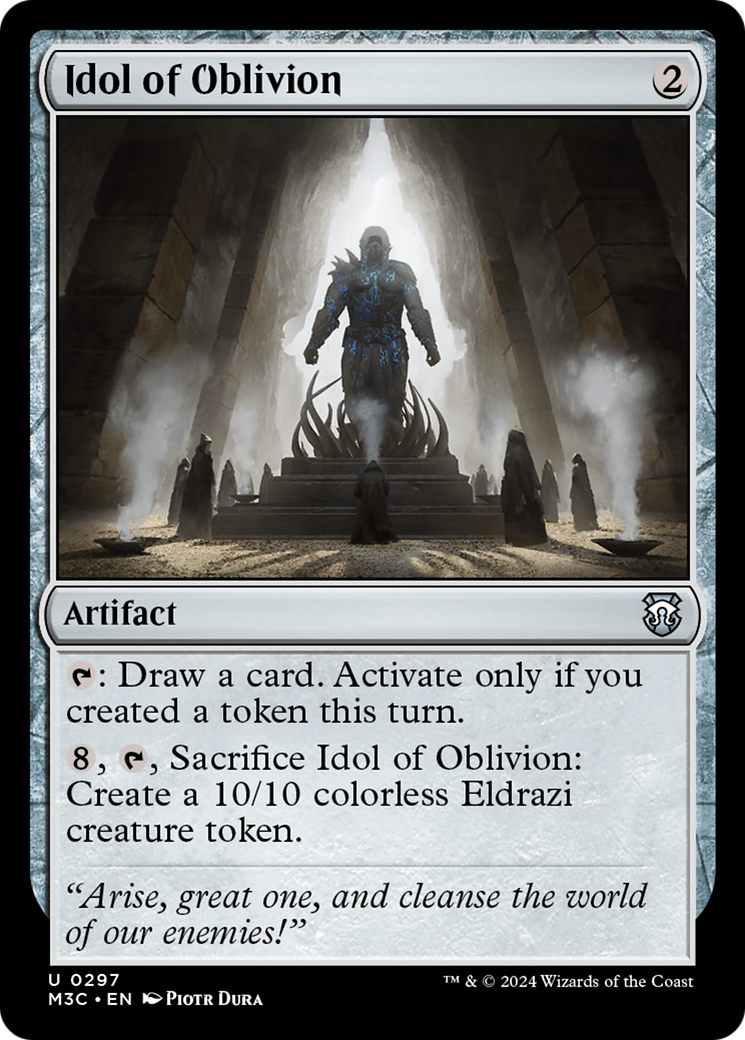 Idol of Oblivion (Ripple Foil) [Modern Horizons 3 Commander] | Lots Moore NSW