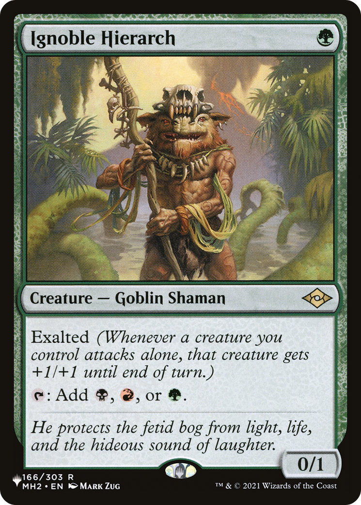 Ignoble Hierarch [The List] | Lots Moore NSW