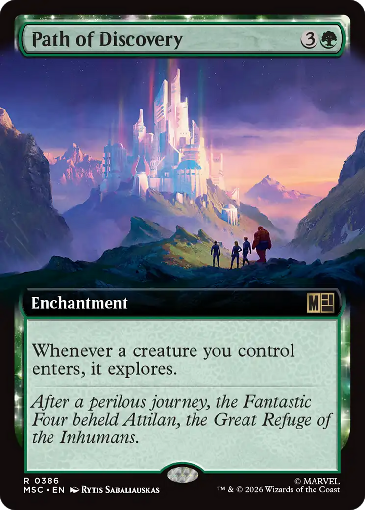 Path of Discovery (Extended Art) [Marvel Super Heroes Commander] | Lots Moore NSW