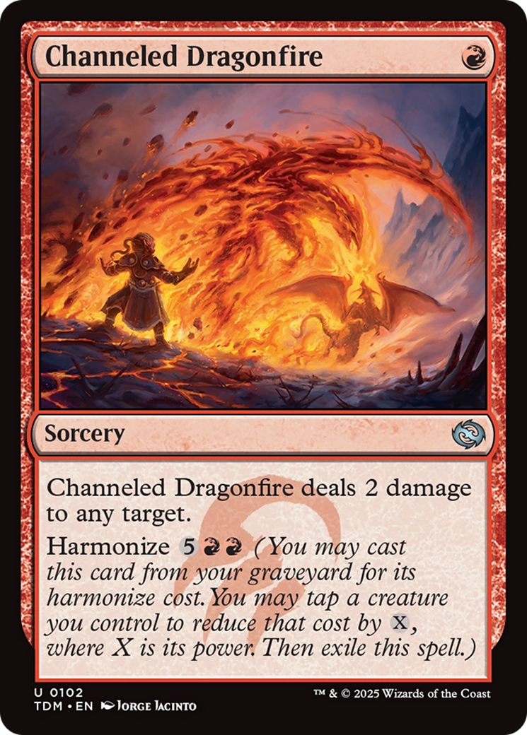 Channeled Dragonfire [Tarkir: Dragonstorm] | Lots Moore NSW