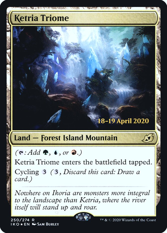 Ketria Triome [Ikoria: Lair of Behemoths Prerelease Promos] | Lots Moore NSW