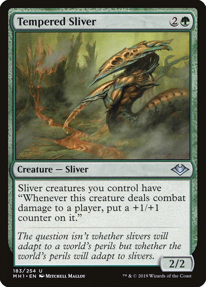 Tempered Sliver [Modern Horizons] | Lots Moore NSW