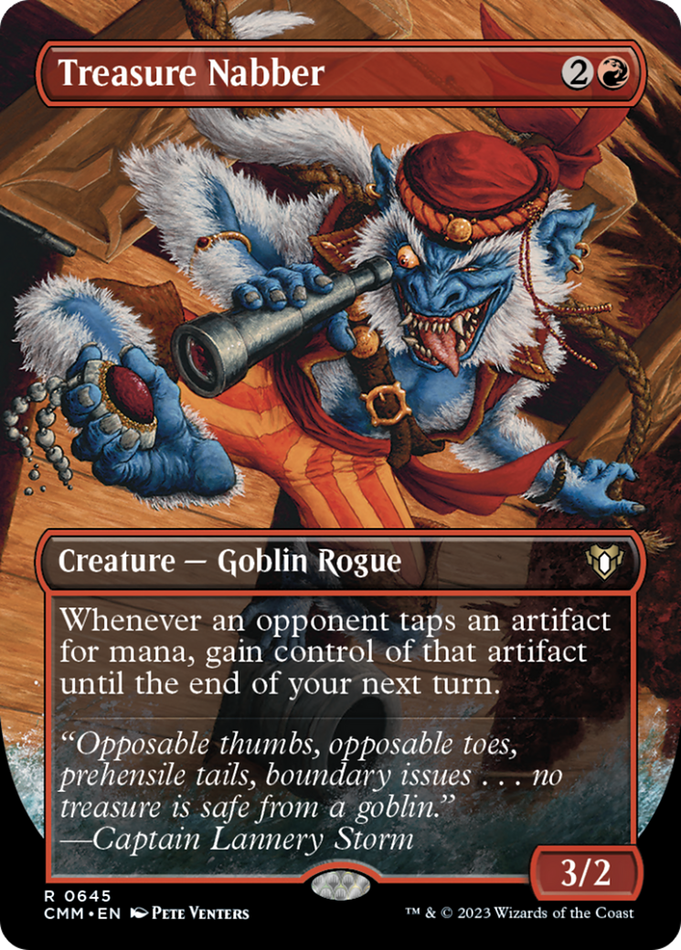 Treasure Nabber (Borderless Alternate Art) [Commander Masters] | Lots Moore NSW